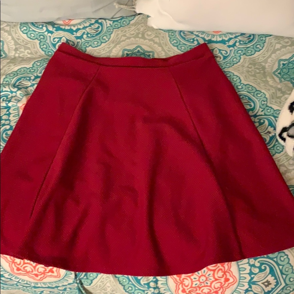 Red skirt